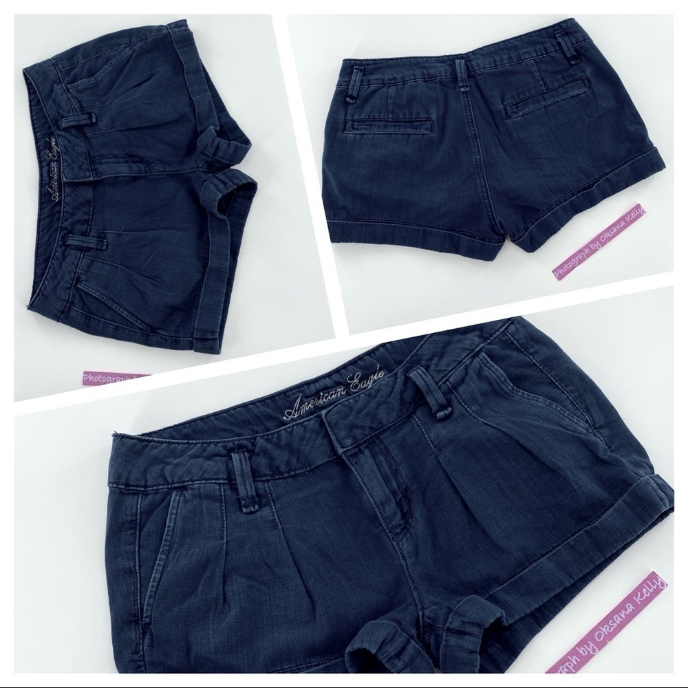 American Eagle Womens Jeans Short 100% Cotton 00